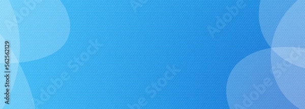 Fototapeta Abstract geometrical blue gradient digital web horizontal banner design template blank with place for text . Waves shapes.