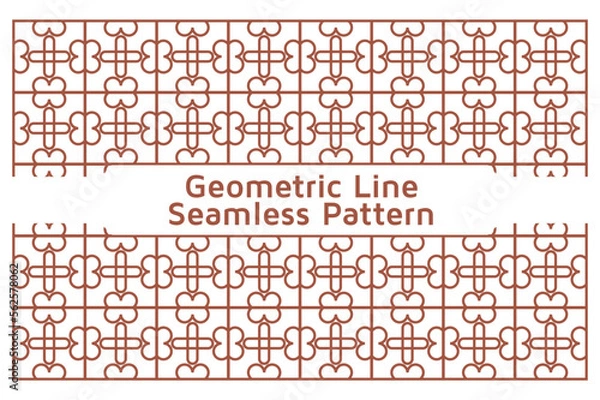 Fototapeta Background Texture in Geometric Line Ornamental Style