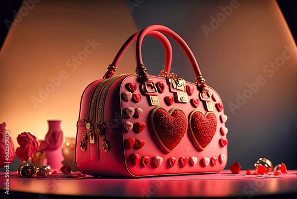 Obraz Valentine's Day, theme_handbag, generative AI