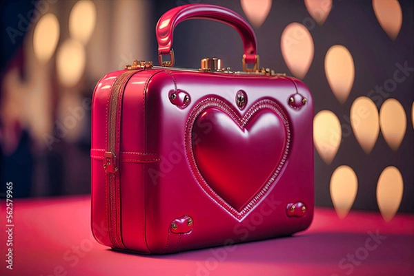 Obraz Valentine's Day, theme_handbag, generative AI