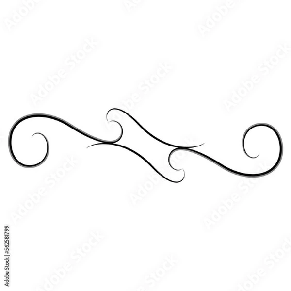 Fototapeta divider vector, icon, symbol, logo, clipart, isolated. vector illustration. vector illustration isolated on white background.