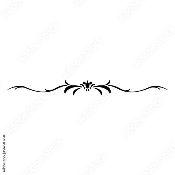 Fototapeta divider vector, icon, symbol, logo, clipart, isolated. vector illustration. vector illustration isolated on white background.