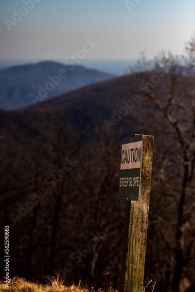 Obraz footpath in the mountains