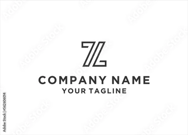 Obraz initial Letter Z Logo Design Vector