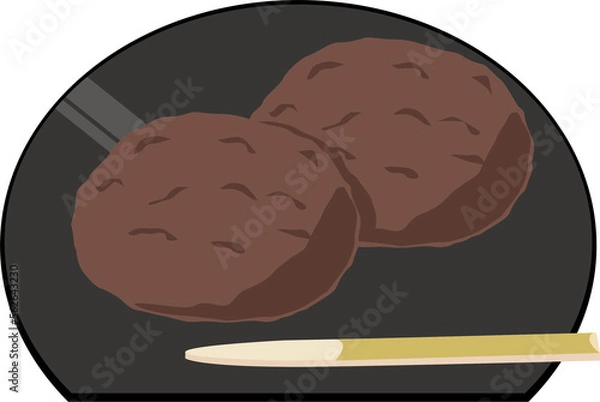 Obraz おはぎ・ぼたもちイラスト