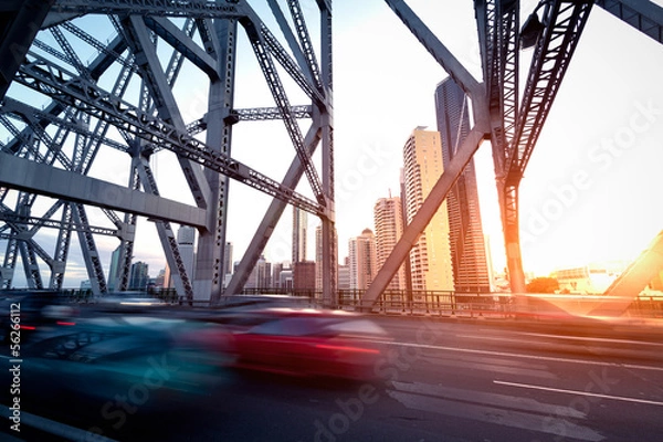 Fototapeta Most miejski w Brisbane