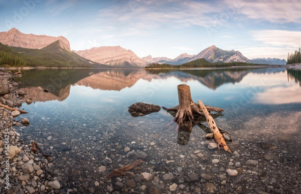 Obraz Kananaskis Upper Lake at Dawn