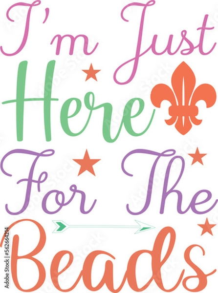 Obraz i'm just here for the beads