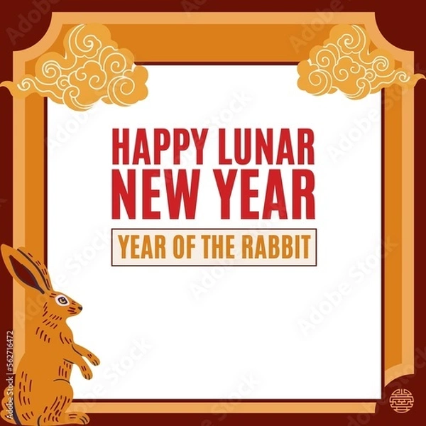 Obraz Happy Lunar New Year  
