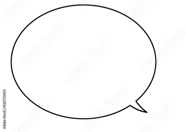 Obraz シンプルな吹き出し1-2