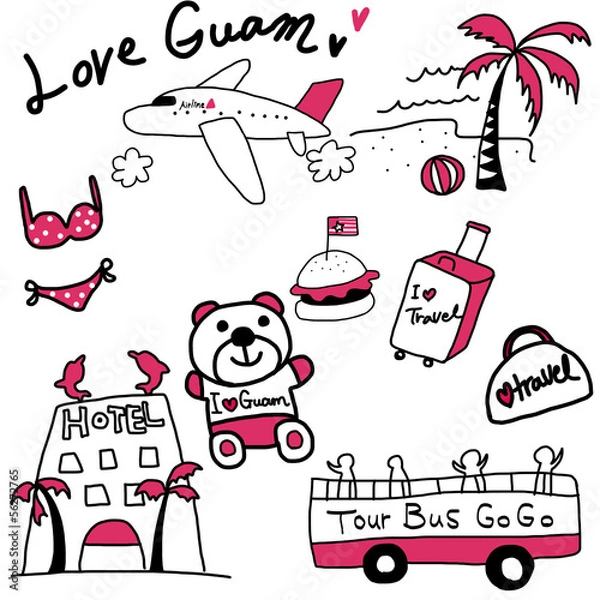 Obraz Travel to Guam