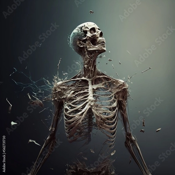 Obraz horror Created with Generative AI