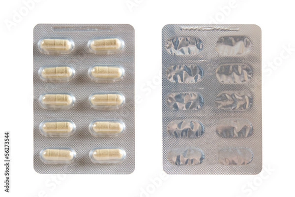 Fototapeta Pills in packaging