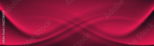 Fototapeta premium Modern black background with dynamic red lights effects