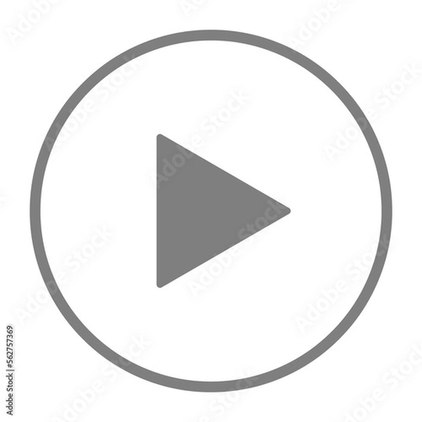 Obraz play button icon transparent png 