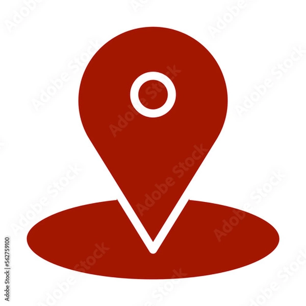 Fototapeta map pointer icon transparent png 