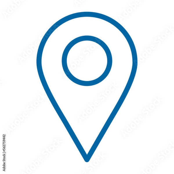 Fototapeta map pointer with icon transparent png 