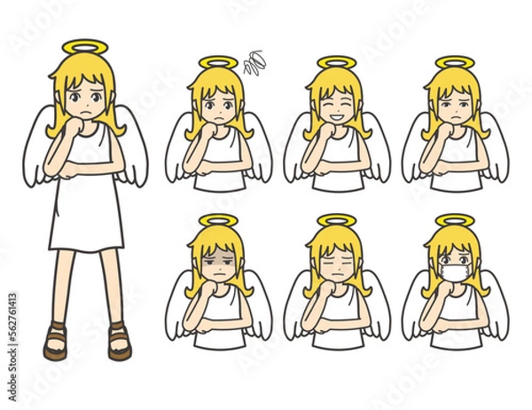 Obraz 天使 悩む 01