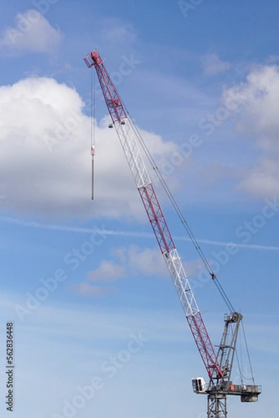 Obraz construction site with crane