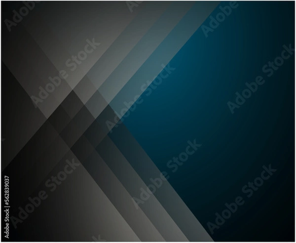 Obraz Gradient Blue Background Design Abstract Vector Illustration