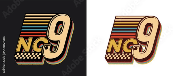 Obraz No. 9 racing style in vintage