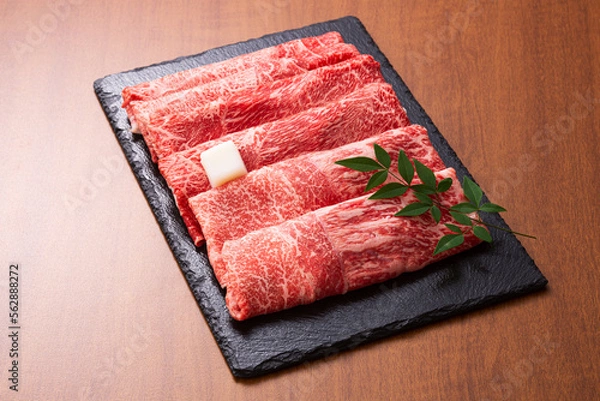 Obraz 国産和牛　すき焼き用　肩ロース