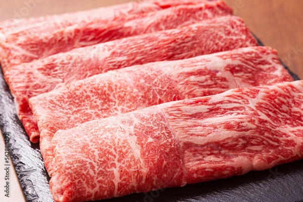 Obraz 国産和牛　すき焼き用　肩ロース