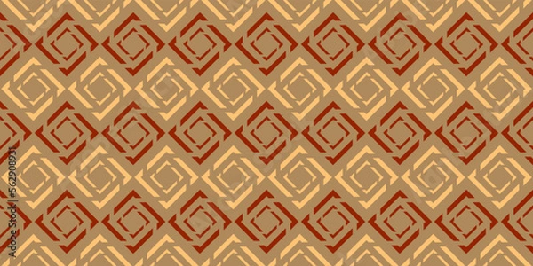 Fototapeta Seamless pattern ethnic geometric square. Vector illustration. Good quality. Good design