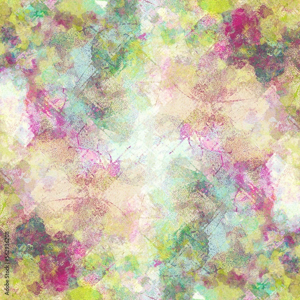 Fototapeta 手描きのペイントテクスチャ背景
