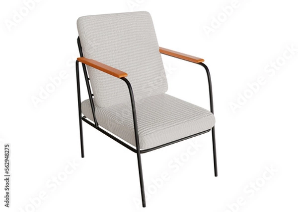 Obraz Design 3d rendering of a chair for furniture needs