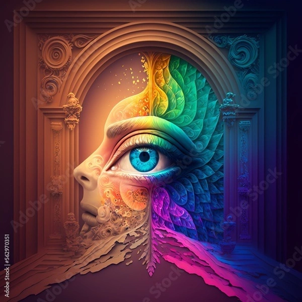 Obraz Minds eye Created with Generative AI

