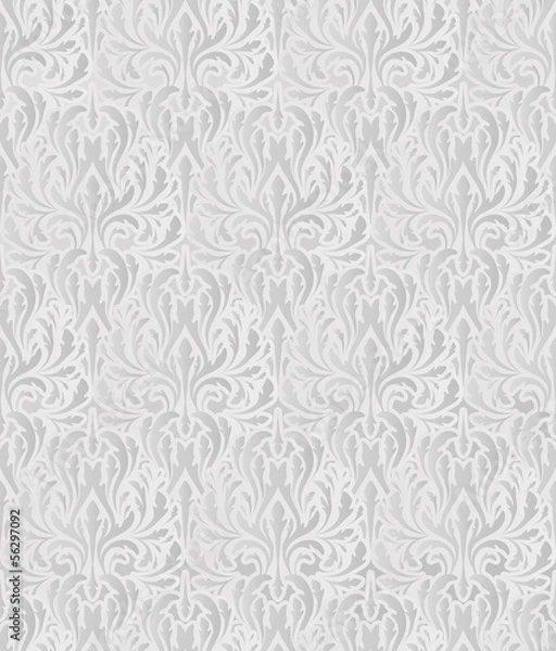 Fototapeta Damask seamless pattern
