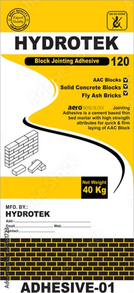 Obraz packaging bag banner template