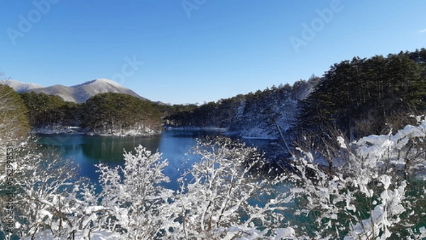 Fototapeta 冬の五色沼