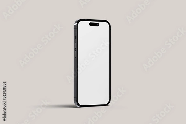 Obraz Smartphone screen mockup blank