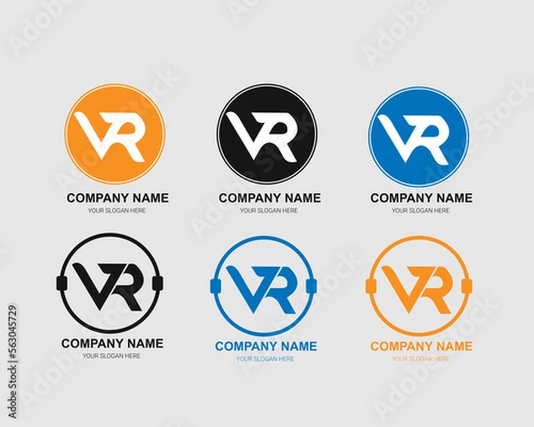 Fototapeta VR logo design