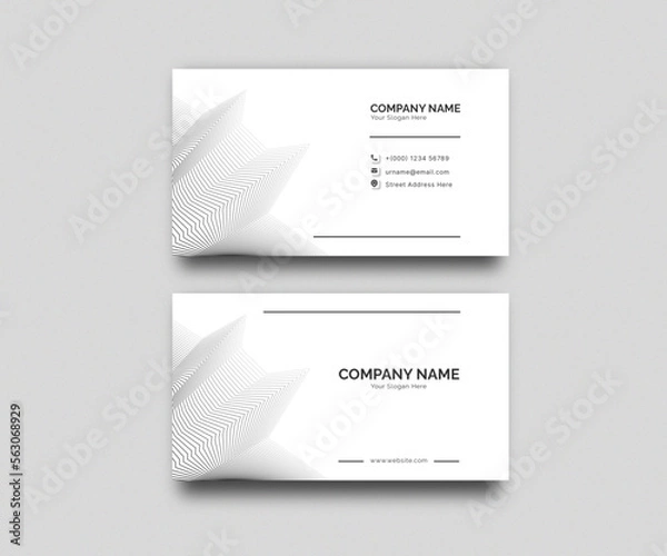 Obraz vector business card template