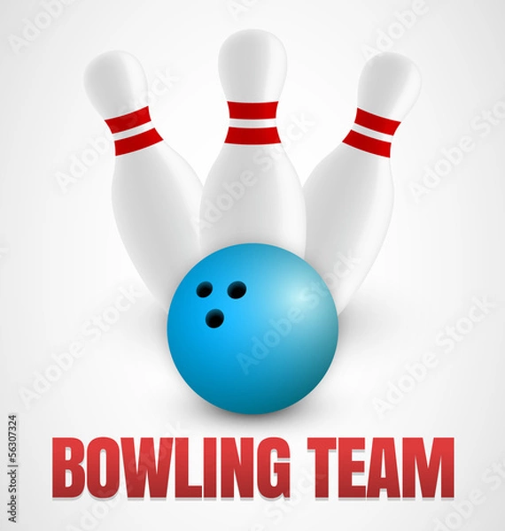 Fototapeta Bowling icon