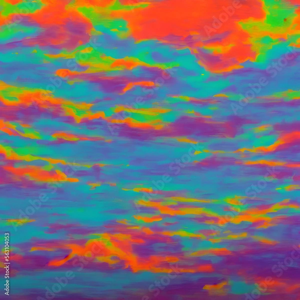 Fototapeta Neon Sky Background "Generative AI"