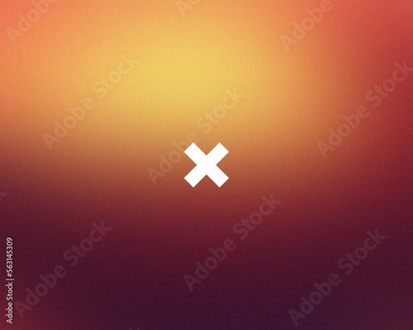 Obraz sunset gradient with x