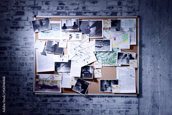 Obraz Police Investigator Board Background