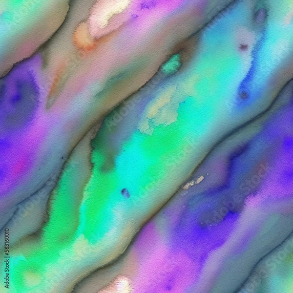 Fototapeta seamless pattern, abstract watercolor background, ai generated