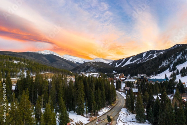 Obraz Winter Park Sunset