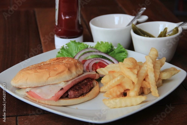 Obraz hamburgesa res