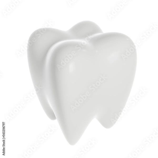 Fototapeta teeth care clinic background, 3d rendering