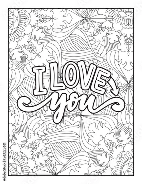 Fototapeta Quotes coloring page, Inspirational quotes, Quotes, positive quotes, Typography quotes