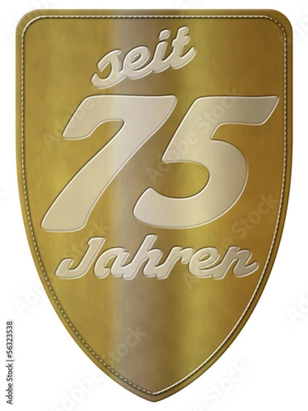 Obraz Fünfundsiebzig Jubiläum