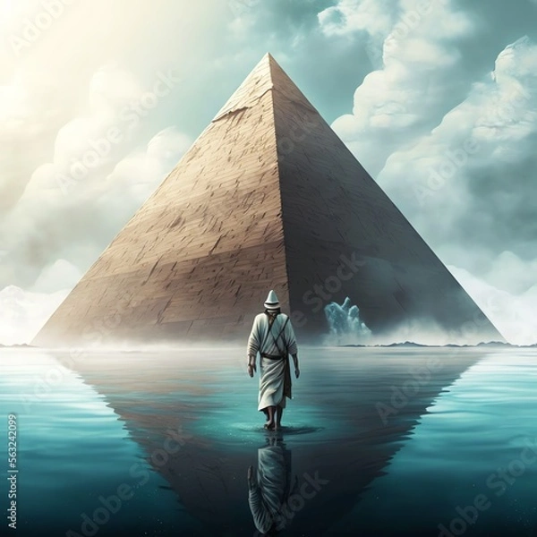 Obraz Pyramids Created with Generative AI