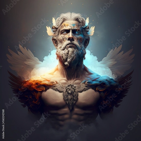 Obraz Higher being? Created with Generative AI