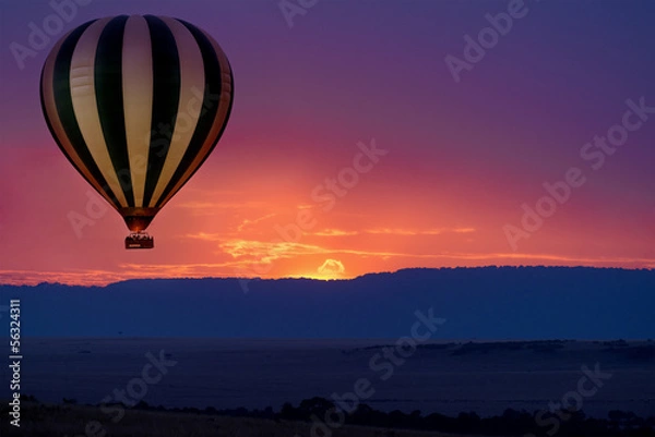 Obraz Balloon safari